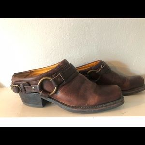 *rare* Frye mules